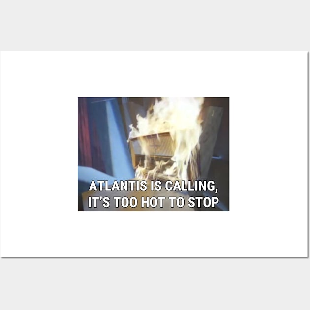 Modern Talking - Atlantis Is Calling (It's Too Hot To Stop) Wall Art by vintage-glow